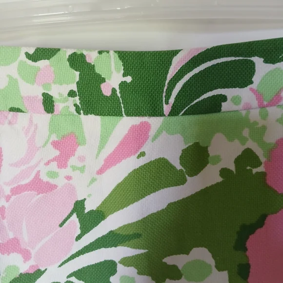 Talbots Green and Pink Floral Skirt - Picture 3 of 8